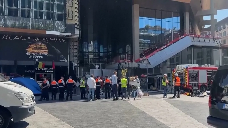 Several found dead in lift shaft after fire in central Brussels building